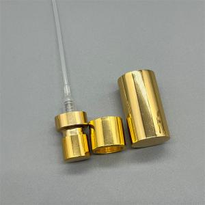 Luxurious Golden Perfume Bottle Pump Elegant Dispenser for Fragrances