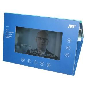 TFT Screen LCD Video Greeting Card CMYK Printing With Built - In Speaker