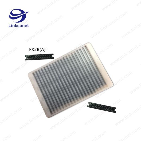 Hirose 52pin 1.27mm rows 2 black connectors Flat cable for automotive