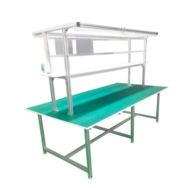 Quality ESD Workbench 240x120x185cm Aluminium Profile Assembly Table for sale