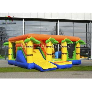 0.55mm PVC Tarpaulin Inflatable Commercial Bounce Houses Combo Playground