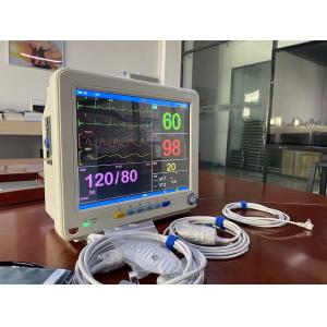 Buy cheap 12.1 Inch TFT LCD Screen Portable Cardiac Patient Monitor ECG SPO2 NIBP Vital Signs Monitors from wholesalers
