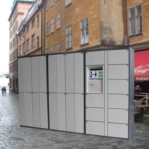 CE Self Service Digital Automatic Locker , Dry Cleaning Locker Systems