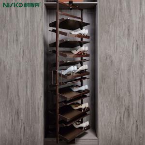 Buy cheap Wardrobe Rotating Vertical Cabinet Shoes Rack Basket from wholesalers