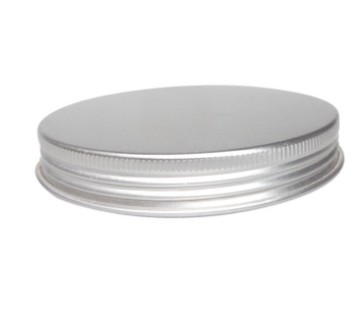 Quality 89mm*14mm Threaded Aluminum Lid PET Plastic Tea Caddy Candle Jar Universal Sealing Metal Lid for sale
