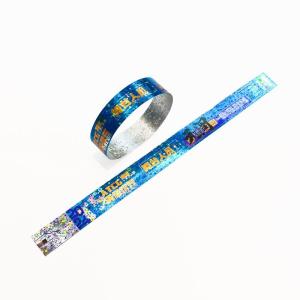 Factory Customization Wristbands Shiny Laser Glitter Concert Music Festival