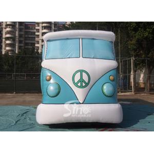 5m long giant advertising inflatable van for promotion with custom logo printed