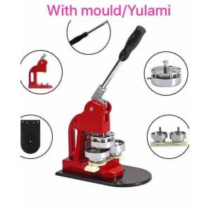 badge making machine with square 50x50mm mold/moulds