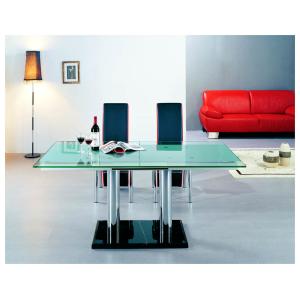 1660*900mm Extendable Dining Table Wear Resistant With Iron Frame
