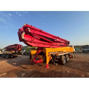 Buy cheap 52m concrete pump truck with Mercedes Benz chassis for sale at a discount price, can operate normally from wholesalers