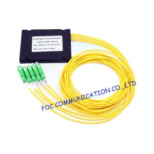 Buy cheap SC APC Connector optical Wavelength Division Multiplexer Low Insertion Loss from wholesalers
