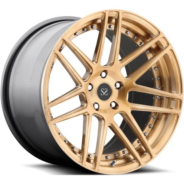Buy cheap Classical Staggered 22inch 2-Piece Forged Wheels For Auid RS6 5x112 from wholesalers