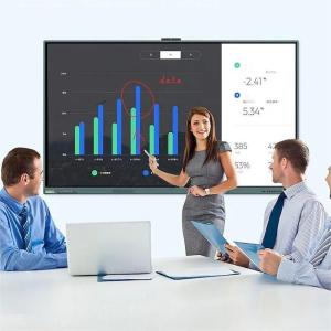 4K Ultra HD Infrared 20-point Multi-touch 75'' Interactive Flat Panel with USB &