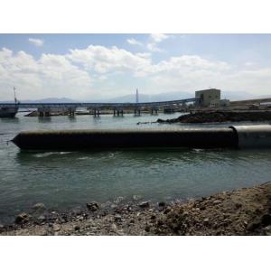 China Object Transporting Water Rubber Marine Salvage Airbags Black Inflatable on sale