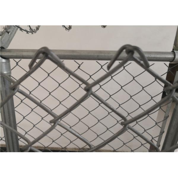 10 FT Commercial 2''x9 Gauge Galvanized Chain Link Fence Package Kits Complete