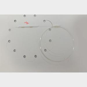 28mm 24mm FBG Fiber Bragg Grating Coated with Gold and Nickel