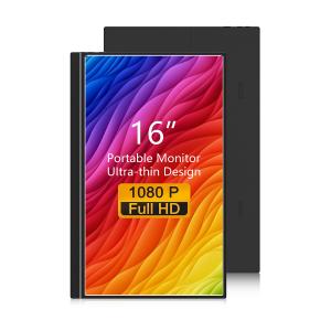 Buy cheap 1080P Full HD Ultra Thin 178 Degree Viewing 16 Inch Portable Monitor from wholesalers
