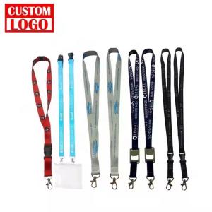 Buy cheap Custom Logo Neck Strap Lanyard Sling Id Badge Holders/Landyard and Pvc Name Card Polyester De Lanyard Keychain from wholesalers