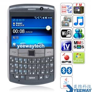 Buy cheap W7 Quad Band Dual SIM Cards Single Standby Dual Cameras Color TV Bluetooth WiFi GPRS Java Windows 6.5 OS 2.6 Inch Screen Smart Phone from wholesalers