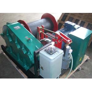 Towed Electric Wire Rope Winch , Construction Pulling Remote Control Winch