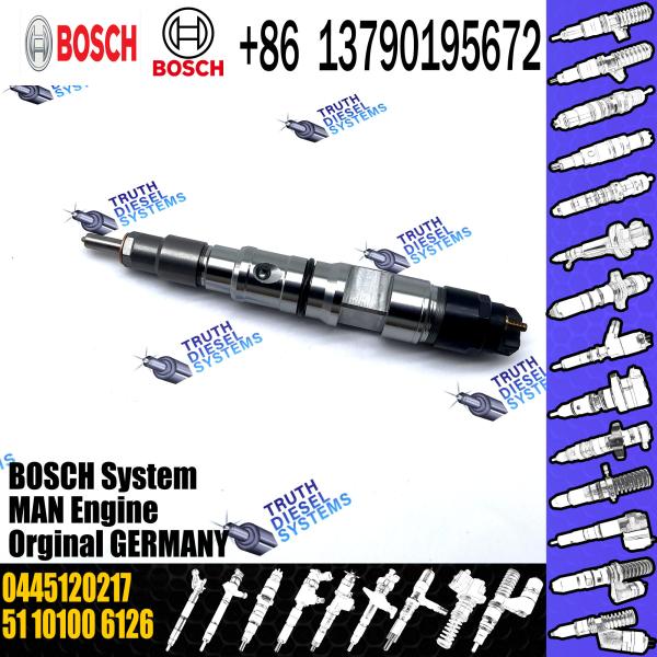 Quality Diesel Fuel inyector CR Common Rail Injector Nozzle 0445120217 For Bosch MAN Engine Truck TGA 51101006064 for sale