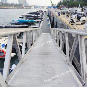 Marina Aluminium Floating Dock Aluminum Gangway Dock Customized