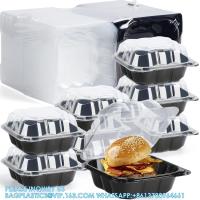 Buy cheap Clamshell Take Out Containers, Anti-Fog Shrink Wrap 55 Pack 6 X 6 Inch 15 Oz product