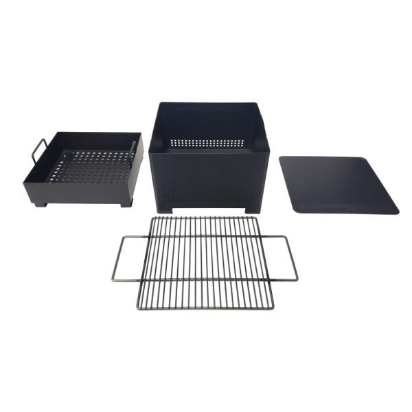 Quality Small Foldable 1.0mm Stainless Steel Charcoal BBQ Grill for sale