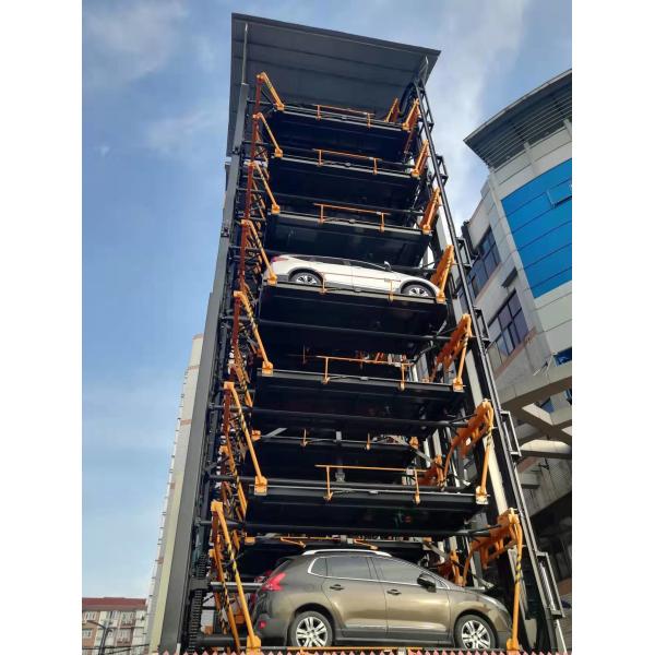 ISO Vertical Rotary Parking System Chain Drive 12 SUVs