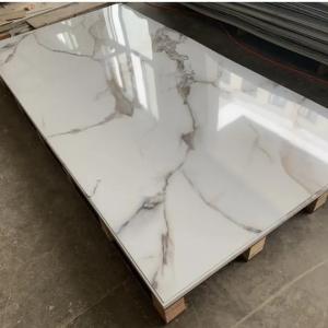 Panel Walling Marble Interior Decoration with Plastic Sheet Material and ISO
