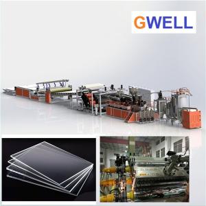 Buy cheap 8mm Thick PMMA ABS Sheet Extrusion Line 1000mm - 2000mm Width from wholesalers