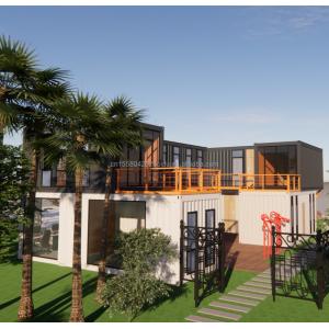 Buy cheap EU 20ft Container Combination Hotel Mobile Wooden House Modern Simple Style Galvanized Steel Bending 180g Steel Frame from wholesalers