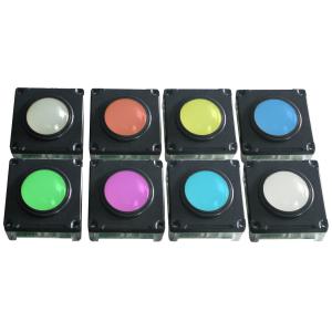 Buy cheap IP65 static 38mm Mechanical Trackball Module with touch changeable chameleon backlight from wholesalers