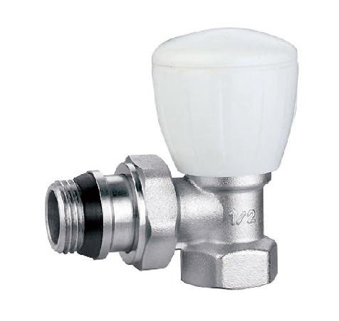 Buy cheap Chrome Angled Manual Radiator Valves 1/2 For Steel Pipe Plated Rubber Seal from wholesalers