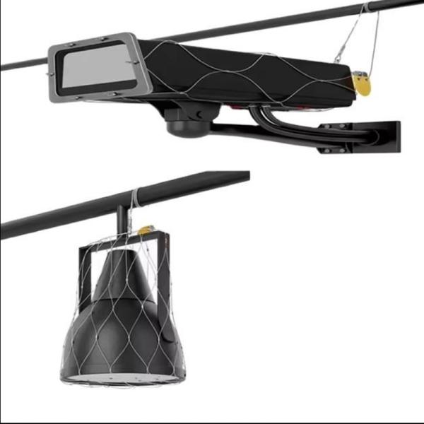 Custom Sizes Available Cruise Ship Lamp Stainless Steel Rope Net Aperture 80mm