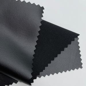 Smooth Garment PU Leather Knitted Four Sided Elastic Faux Leather