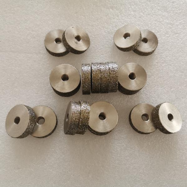 Diameter 38mm Customizable Electroplated Diamond Wheels For Hard Material