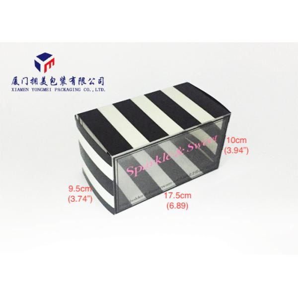 Rectangle Shape Clear Front Window Custom Printed Clear PET Box 17.5*9.5*10cm