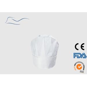 Buy cheap Polypropylene Disposable Chef Hats White / Black Color CE Certification from wholesalers