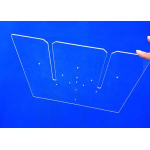 Buy cheap High Uv Transmission Rectangle Clear SIO2 Fused Silica Plate from wholesalers