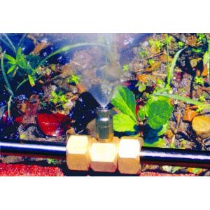 Mist Water Feature Fittings 1/4" Brass T Connector