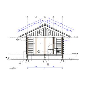 Brown / Coffee Construction And Building Materials , WPC House With Color Steel