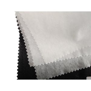 Garment Fabric Nonwoven Fusible Double Dot Fusing Interlining with 50/50 Blend