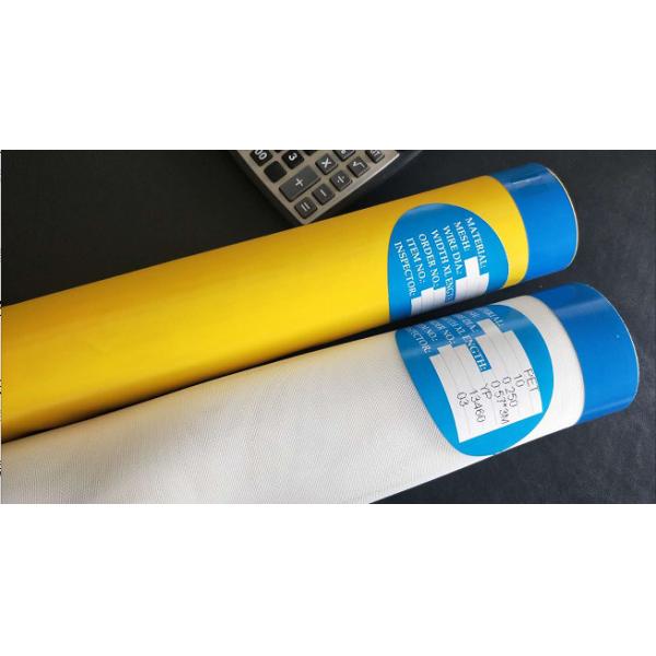 10T - 165T Silk Screen 100 Mesh , Polyester Mesh Filter Low Elongation