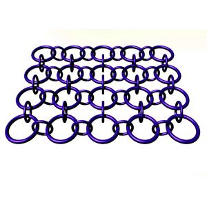 Buy cheap wall decoration Metal Ring Mesh with Round Wire For Decorative Ceiling 1.5m width from wholesalers