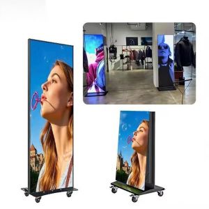 Buy cheap P1.53 Foldable LED poster screen LED Poster Display from wholesalers