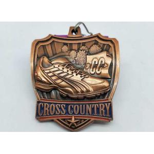 Buy cheap Sandblasting Relief Zinc Alloy Metal Medal For Running Event from wholesalers