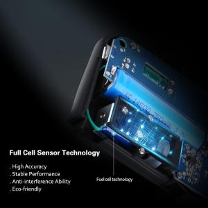 Buy cheap Professional Breathalyzer with Fuel Cell Sensor, Portable Breath Alcohol Tester with Mouthpieces for Drivers from wholesalers