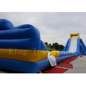 Customized Kids Inflatable Slip N Slide Durable 0.55mm PVC Tarpaulin Material