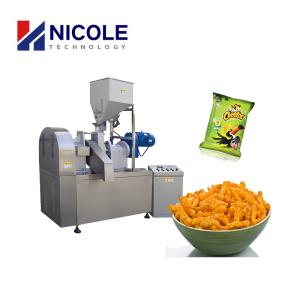 Corn Kurls Cheetos Nik Naks Kurkure Production Line Extruded by Rotary Extruder